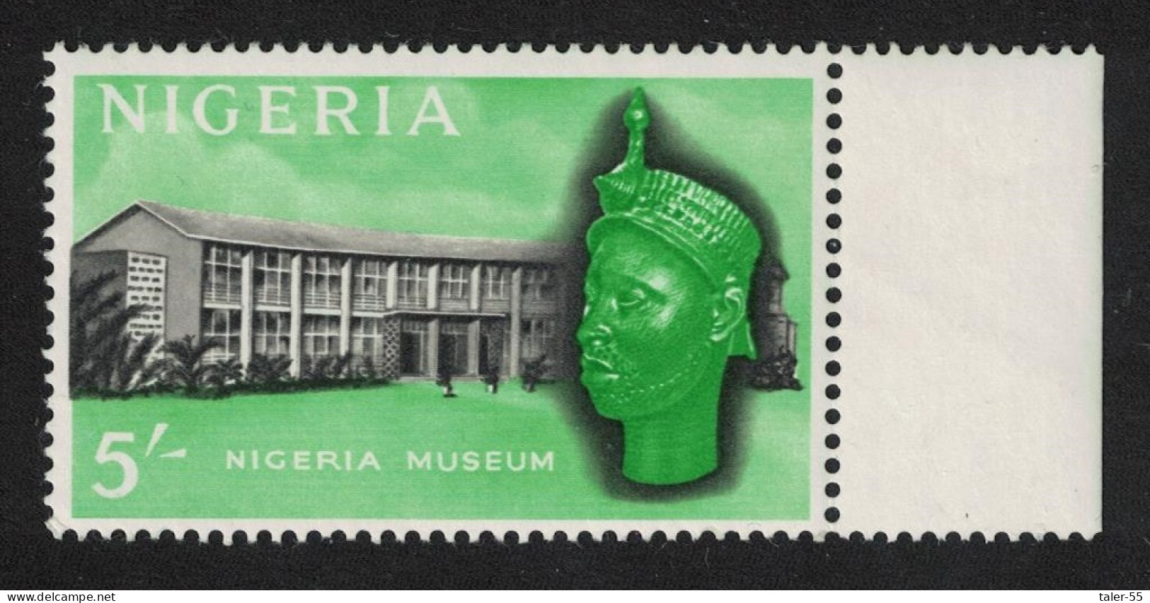 Nigeria Museum 5Sh 1962 MNH SG#99 MI#102 - Nigeria (1961-...)