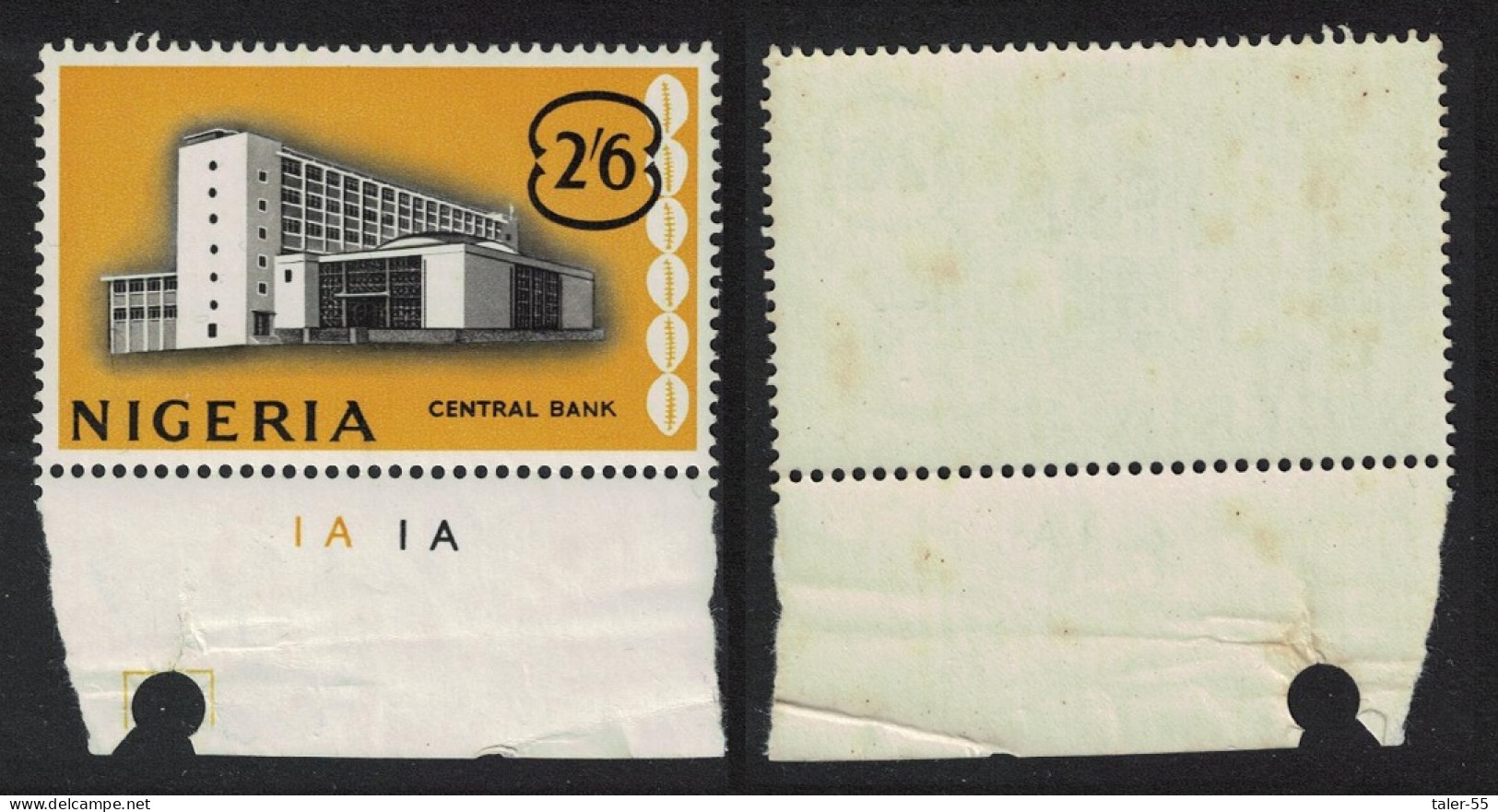 Nigeria Central Bank 2Sh 6d Def 1962 SG#98 MI#101 - Nigeria (1961-...)