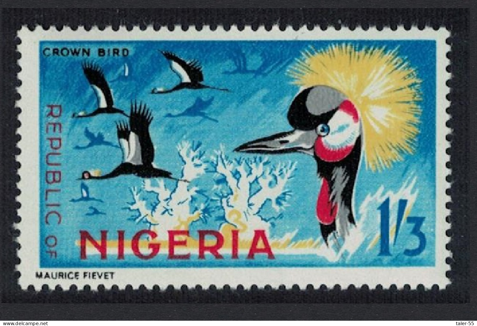 Nigeria Crowned Cranes Birds 1Sh3d 1966 MNH SG#181 MI#184 - Nigeria (1961-...)