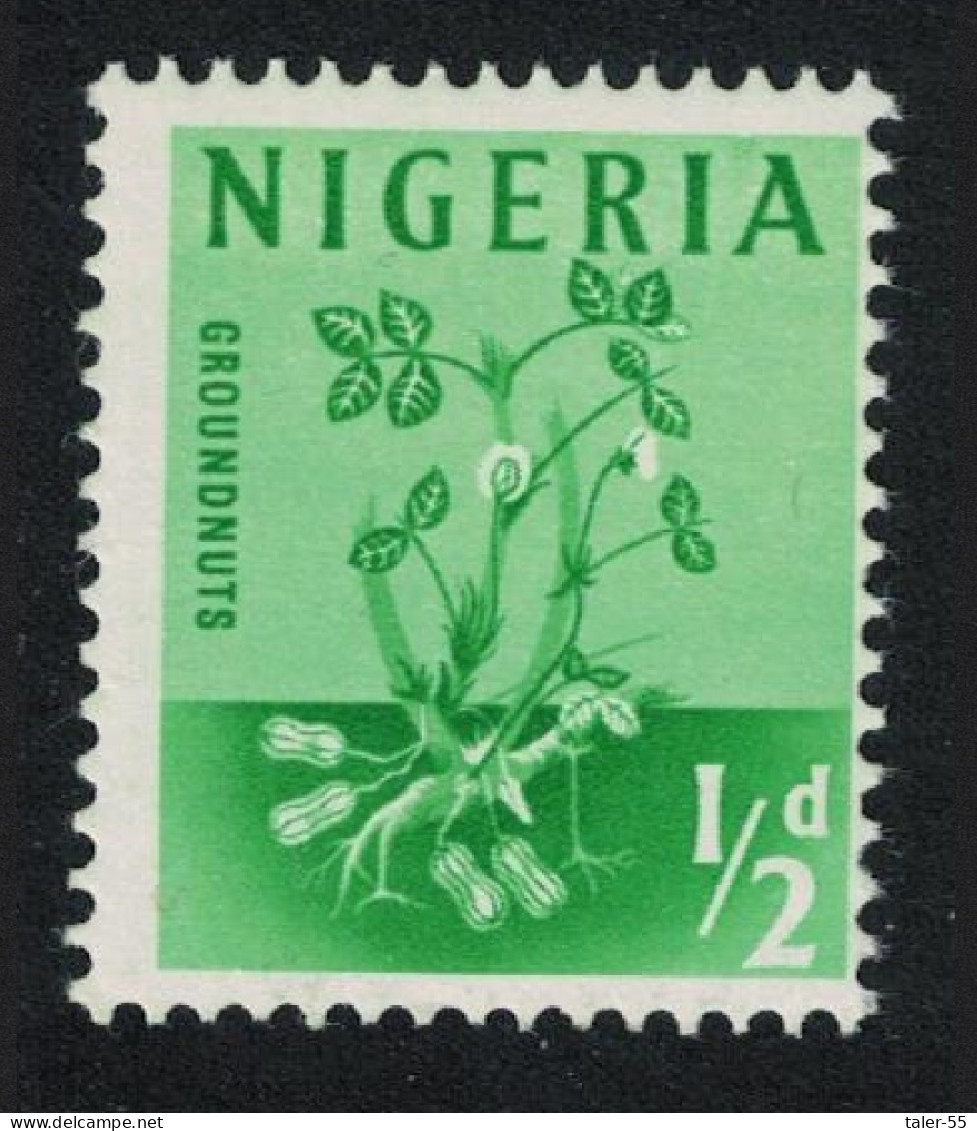 Nigeria Groundnuts Agriculture ½d 1961 MNH SG#89 - Nigeria (1961-...)