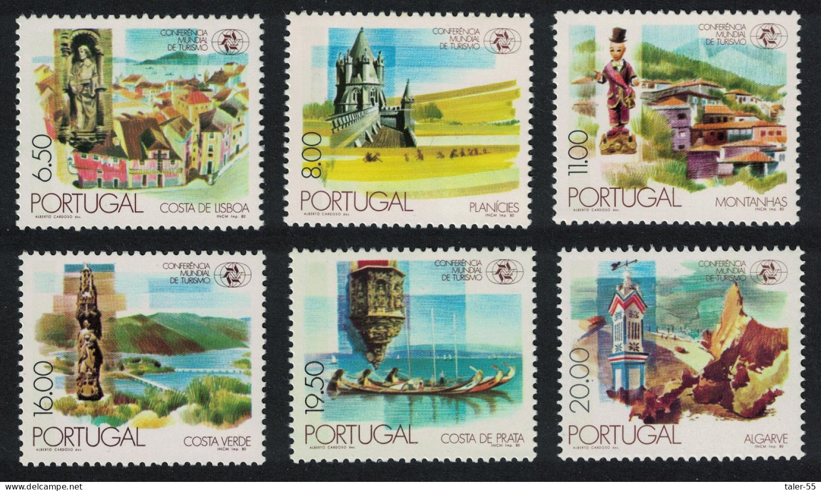 Portugal World Tourism Conference 6v 1980 MNH SG#1805-1810 - Ungebraucht