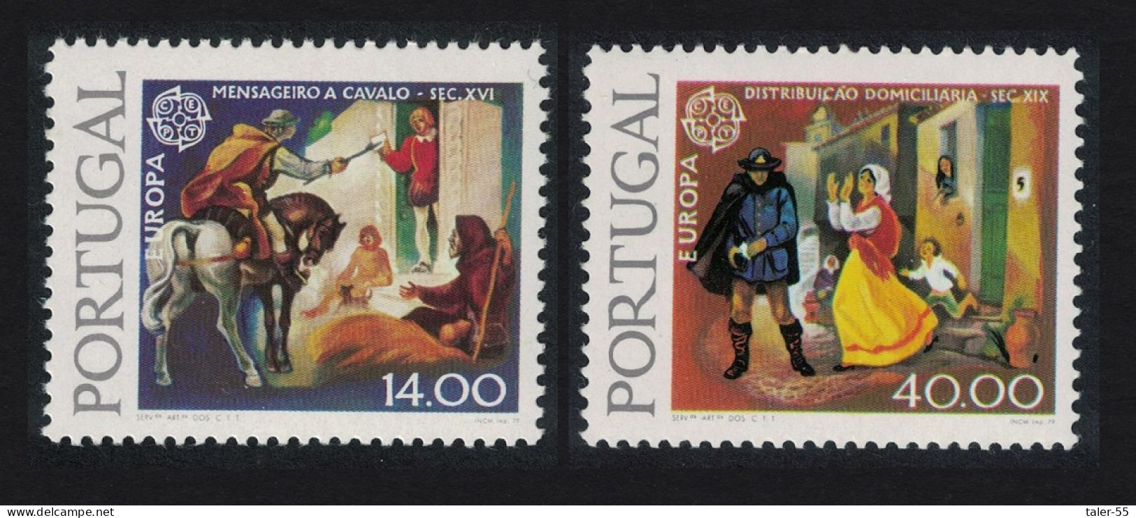 Portugal Europa CEPT 2v 1979 MNH SG#1751-1752 MI#1441-1442x - Neufs