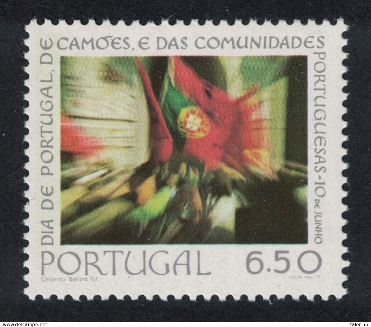 Portugal Saluting The Flag Camoes Day 1979 MNH SG#1759 MI#1447 - Neufs