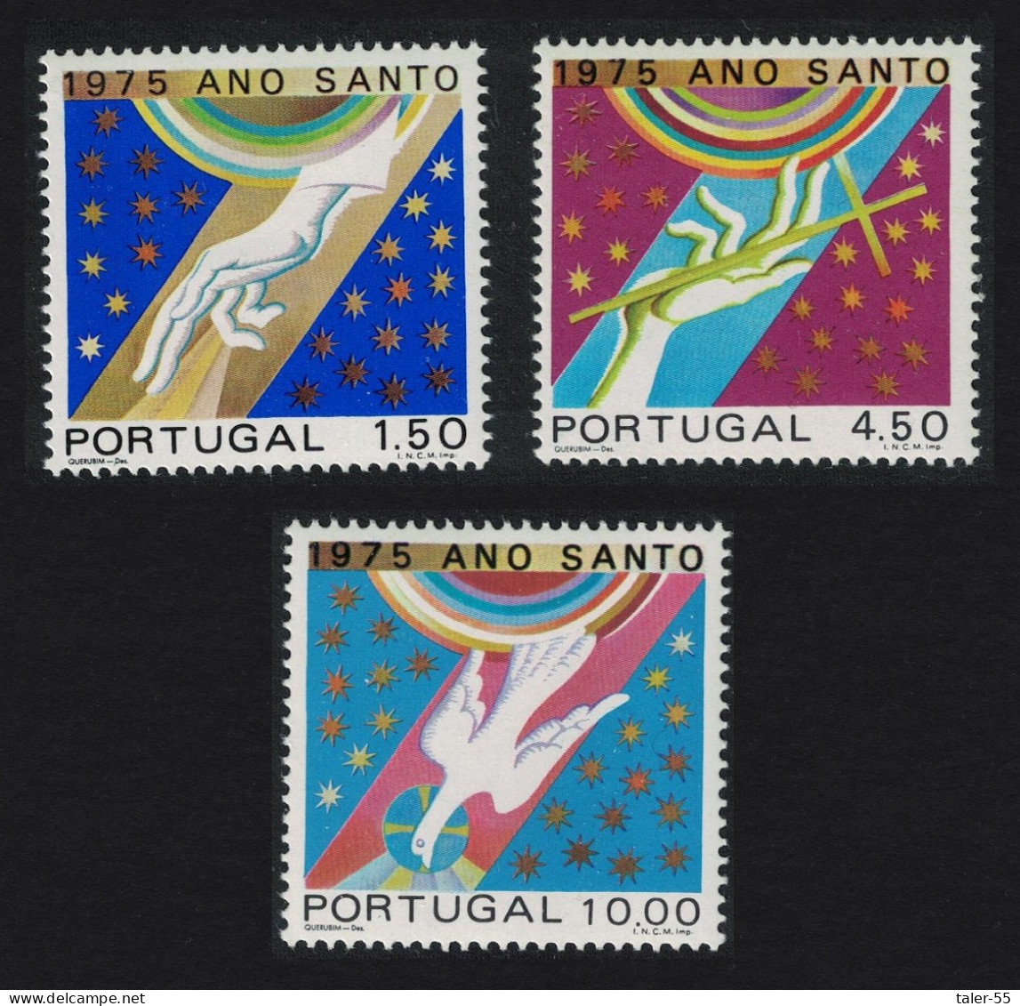 Portugal Holy Year 3v 1975 MNH SG#1567-1569 - Neufs
