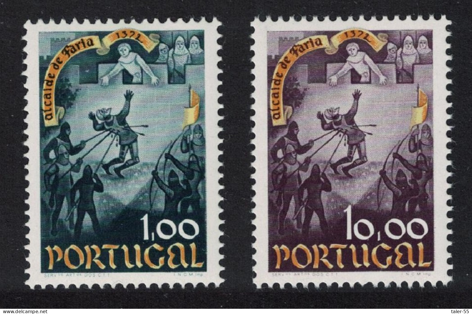 Portugal Defence Of Faria Castle 2v 1973 SG#1522-1523 - Nuovi