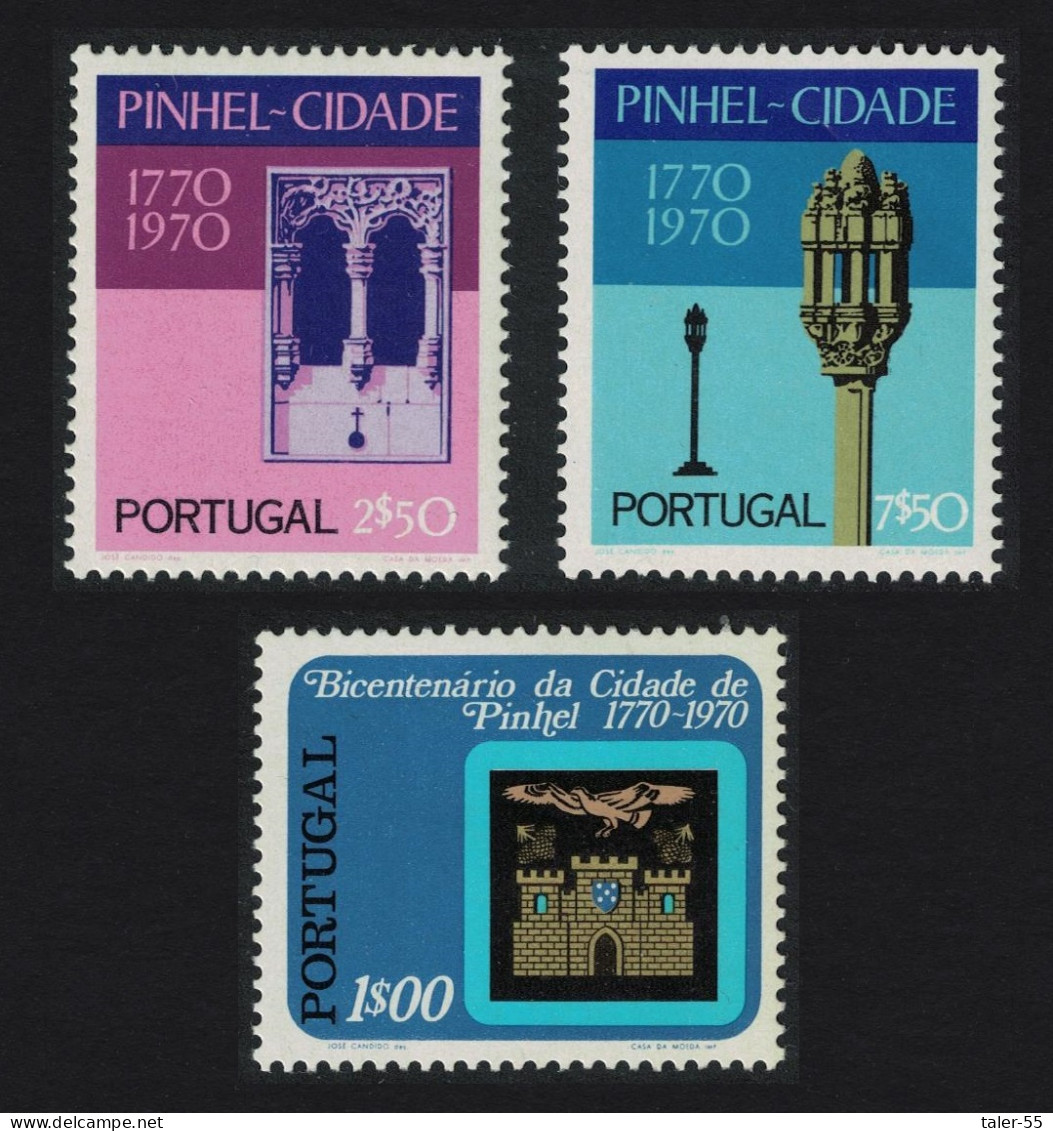 Portugal Pinhel's Status As A City 3v 1972 MNH SG#1464-1466 - Unused Stamps