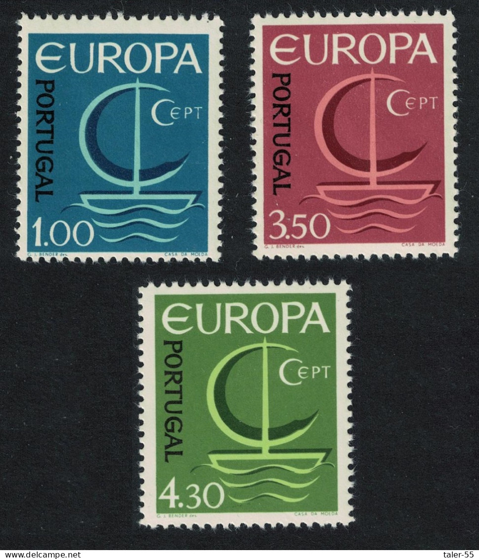 Portugal Europa CEPT 3v 1966 MNH SG#1298-1300 - Nuovi
