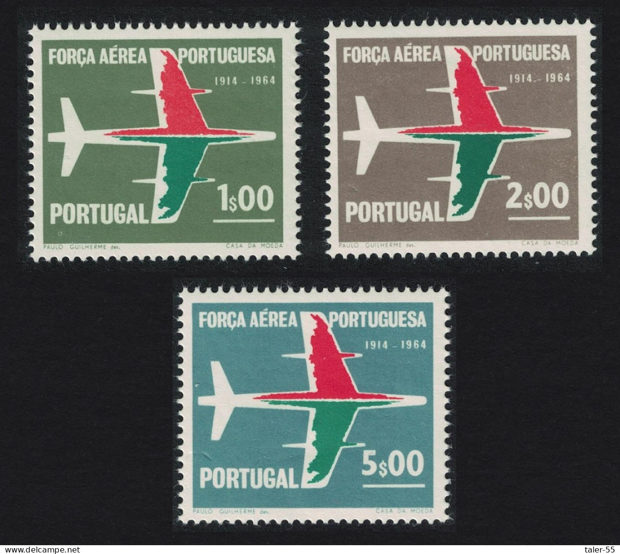 Portugal Portuguese Force 3v 1965 MNH SG#1279-1281 - Unused Stamps