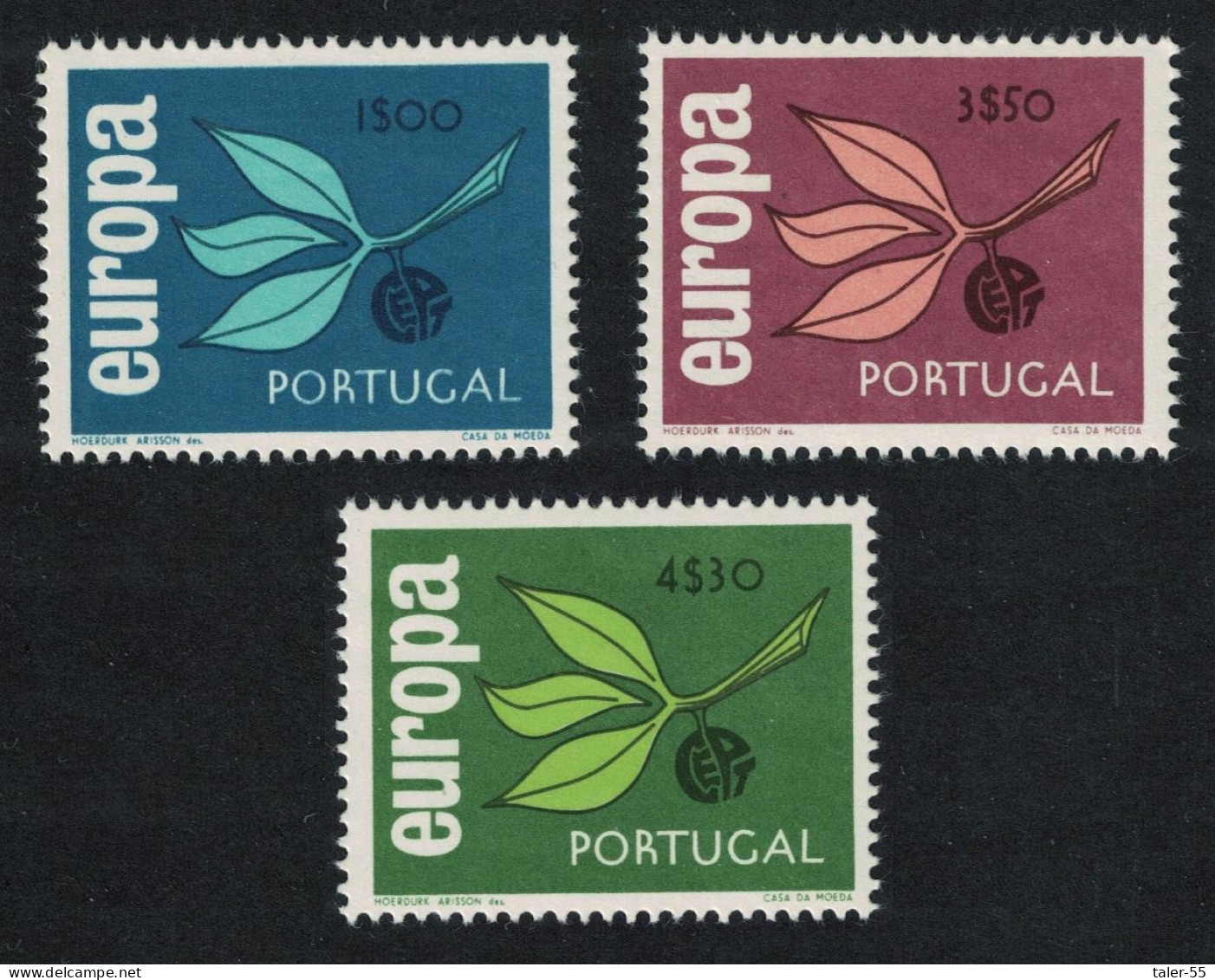 Portugal Europa CEPT 3v 1965 MNH SG#1276-1278 - Ungebraucht