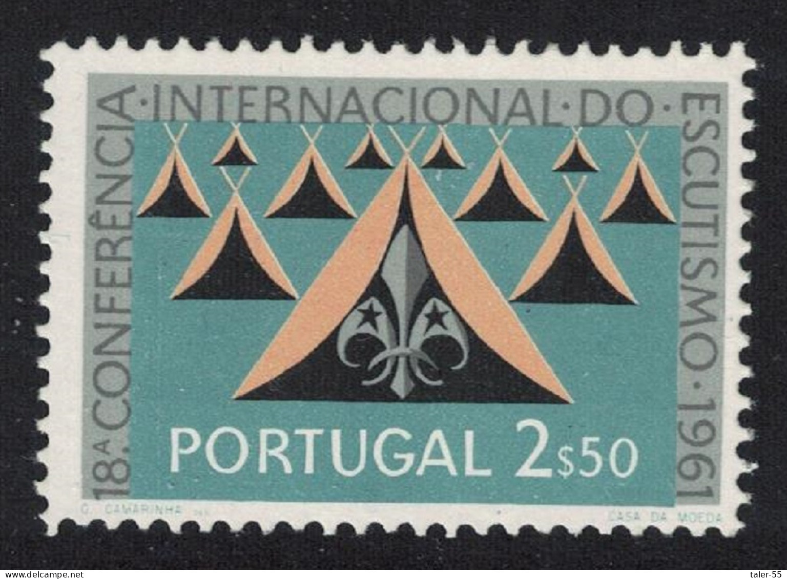 Portugal 18th International Scout Conference 1961 2$50 Key Value 1962 MNH SG#1206 - Nuevos