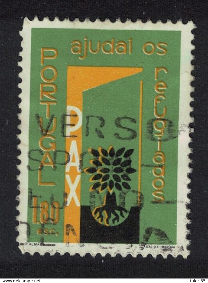 Portugal World Refugee 1$80 Key Value 1960 Canc SG#1168 - Used Stamps