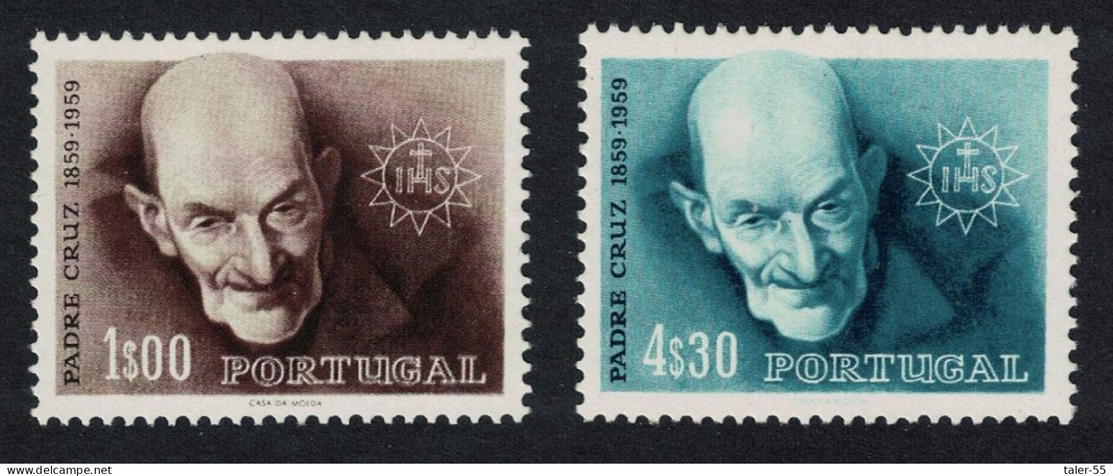 Portugal Padre Cruz 2v 1960 MNH SG#1173-1174 - Unused Stamps