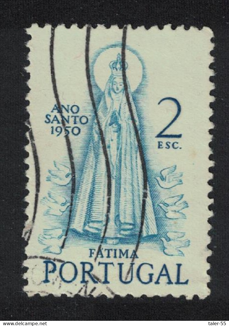 Portugal Our Lady Of Fatima Holy Year 2e 1950 Canc SG#1037 Sc#719 - Usado