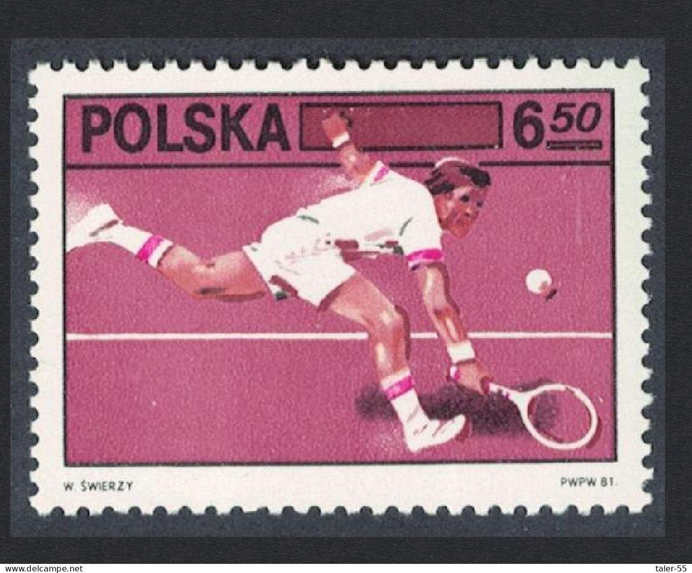 Poland 60th Anniversary Of Polish Tennis Federation 1981 MNH SG#2763 - Ongebruikt