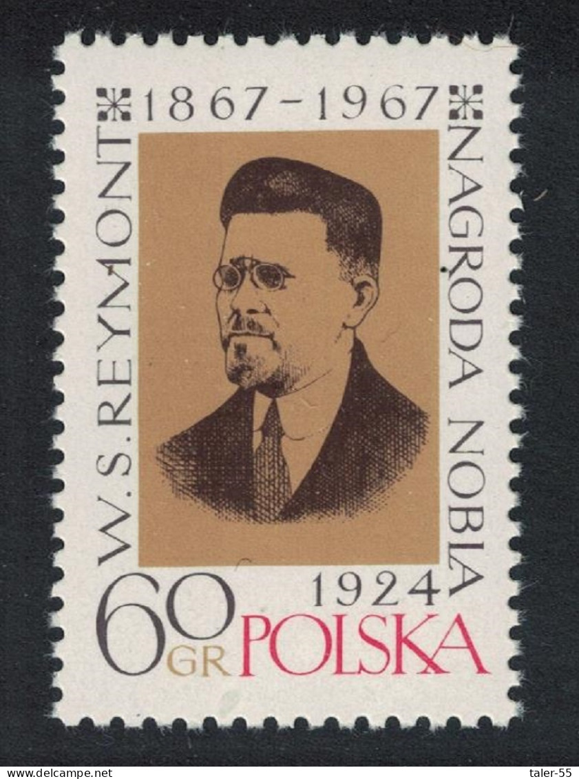 Poland Birth Centenary Of W S Reymont Novelist 1967 MNH SG#1796 - Unused Stamps