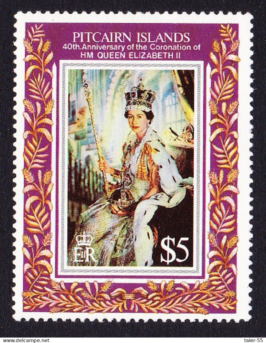 Pitcairn 40th Anniversary Of Coronation 1993 MNH SG#430 MI#412 Sc#383 - Pitcairninsel