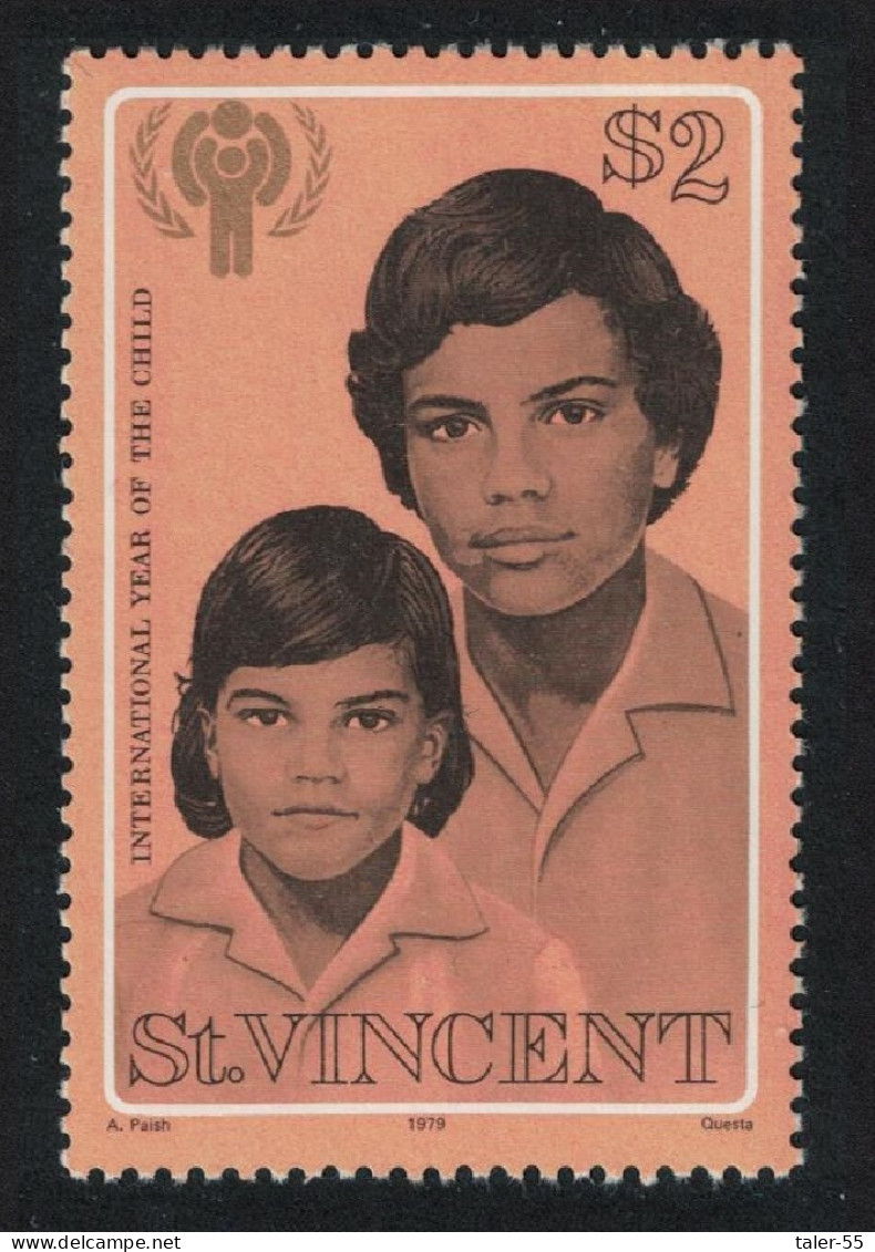 St. Vincent Young Children $2 1979 MNH SG#573 - St.Vincent (...-1979)