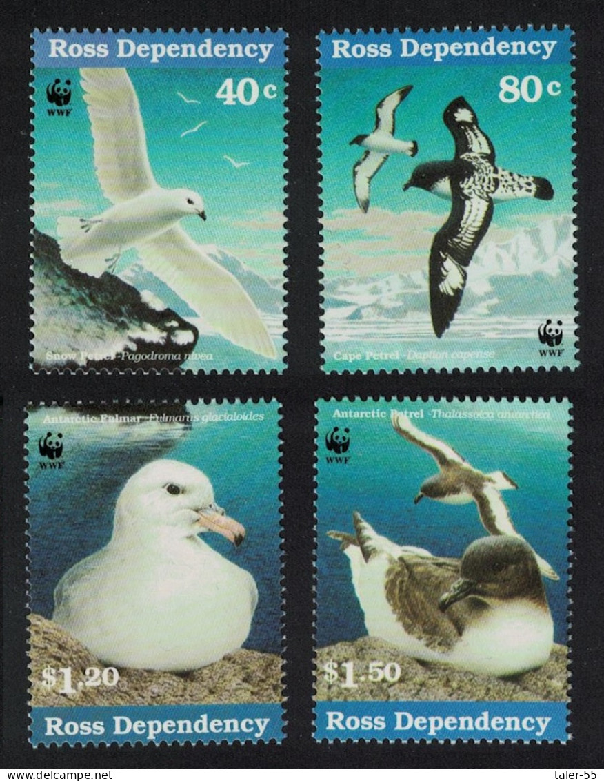 Ross Dep. WWF Antarctic Seabirds 4v 1997 MNH SG#44-47 MI#50-53 Sc#45-48 - Andere & Zonder Classificatie