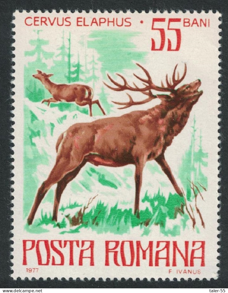 Romania Red Deer 1977 MNH SG#4284 - Neufs
