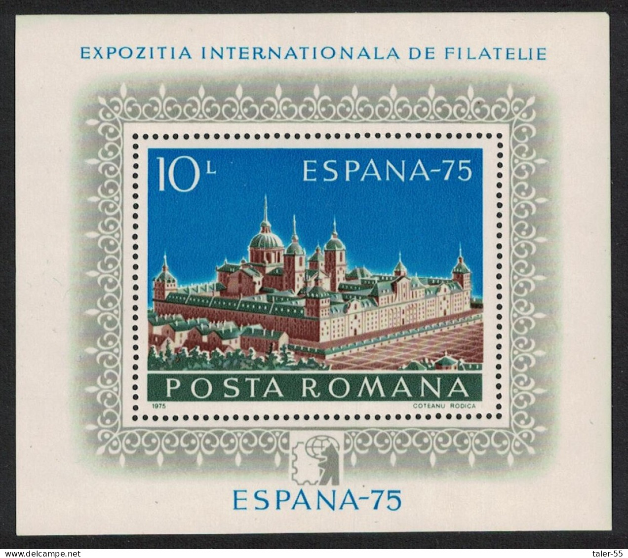 Romania 'Espana 1975' Stamp Exhibition Madrid MS 1975 MNH SG#MS4134 Sc#2542 - Nuevos