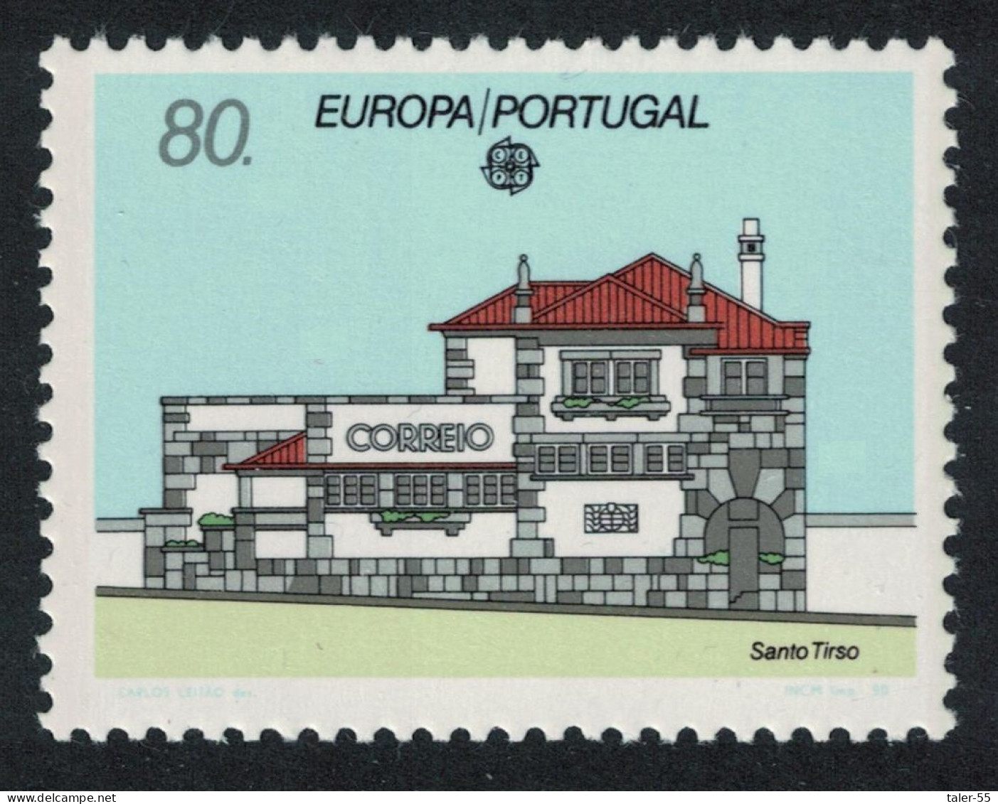 Portugal Europa Post Office Buildings 1990 MNH SG#2193 - Unused Stamps