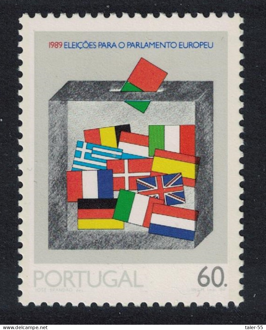 Portugal 3rd Direct Elections To European Parliament 1989 MNH SG#2135 - Ungebraucht