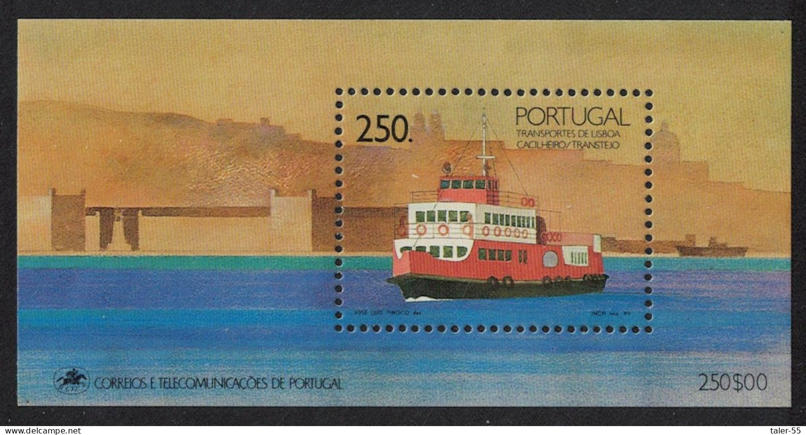 Portugal Lisbon Transport MS 1989 MNH SG#MS2142 - Nuevos
