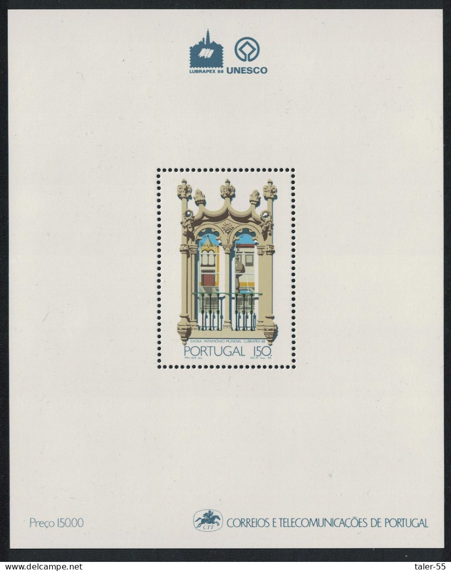 Portugal UNESCO World Heritage Site Evora MS 1988 MNH SG#MS2107 - Nuevos