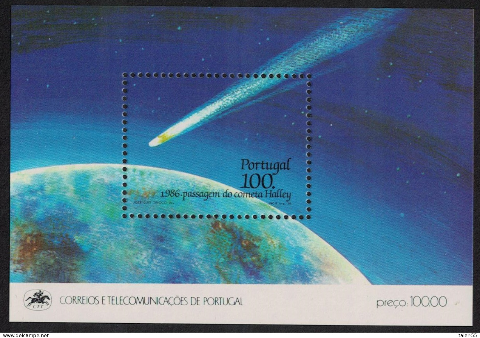 Portugal Appearance Of Halley's Comet MS 1986 MNH SG#MS2050 - Unused Stamps