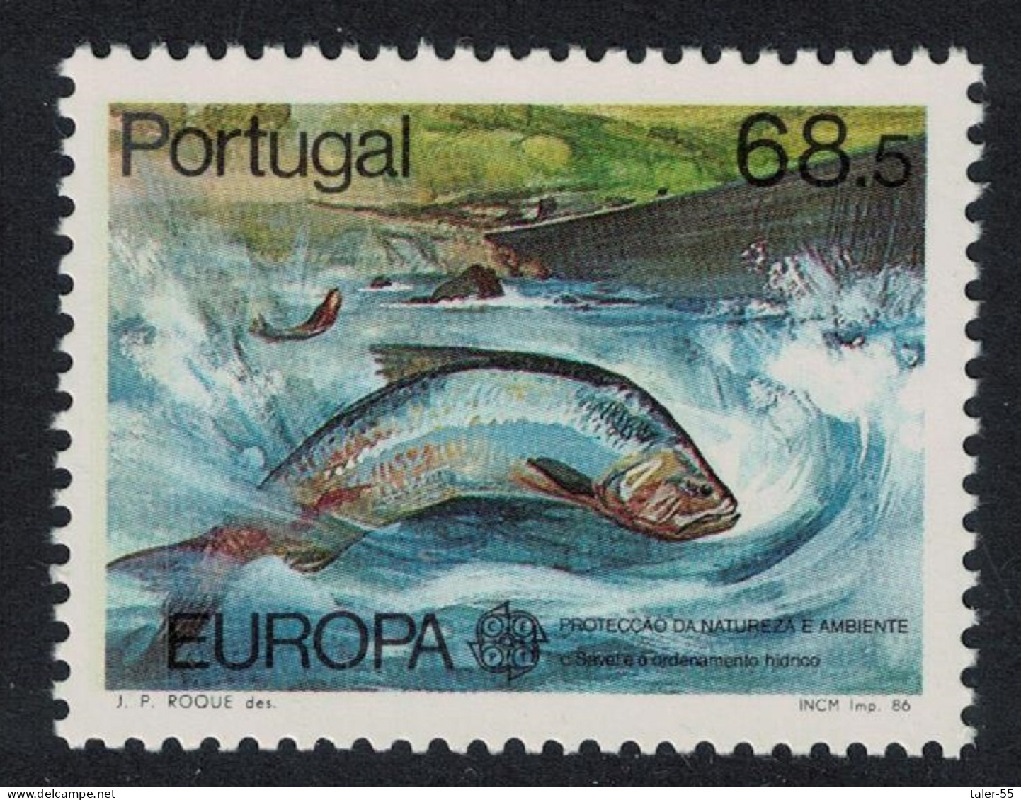 Portugal Allis Shad Herring Fish Europa 1986 MNH SG#2044 - Nuevos