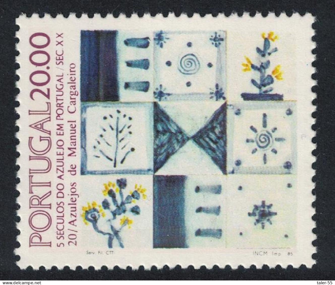 Portugal Tiles 20th Series 1985 MNH SG#2031 - Unused Stamps