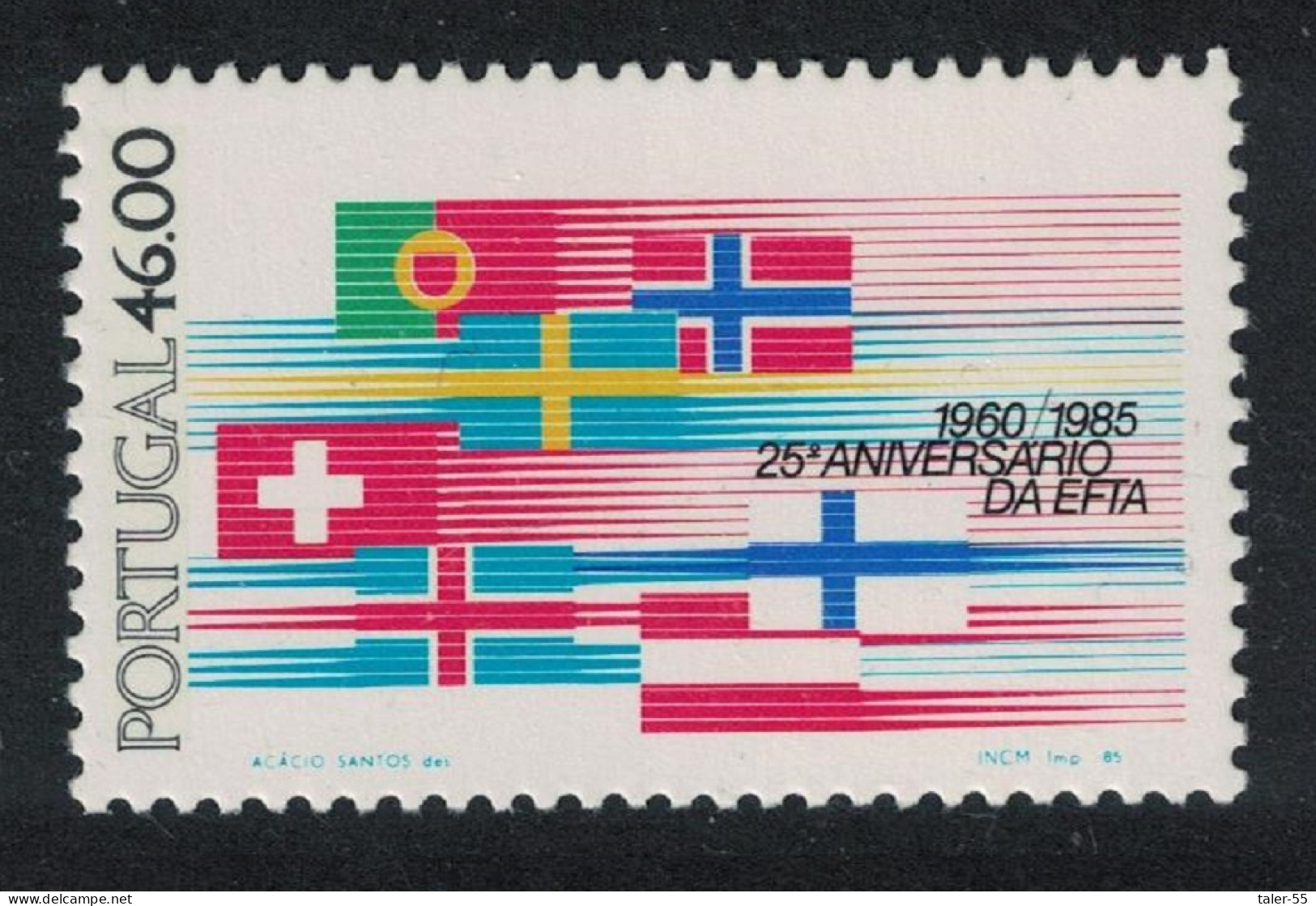 Portugal 25th Anniversary Of European Free Trade Association 1985 MNH SG#1989 - Unused Stamps