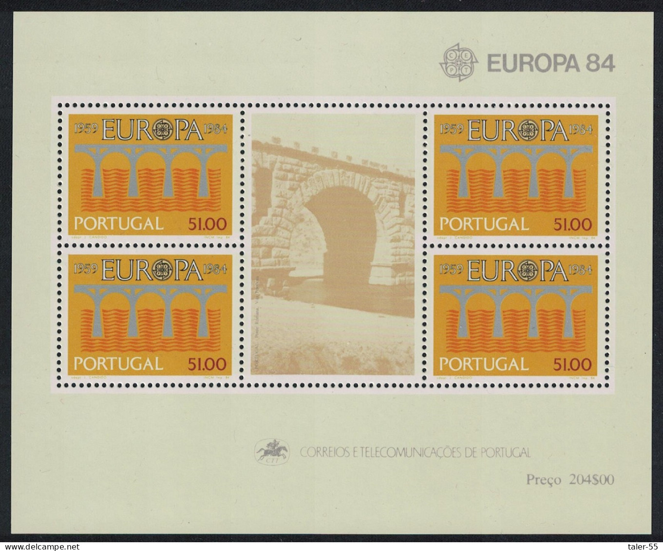 Portugal 25th Anniversary Of CEPT Europa MS 1984 MNH SG#MS1959 - Ungebraucht