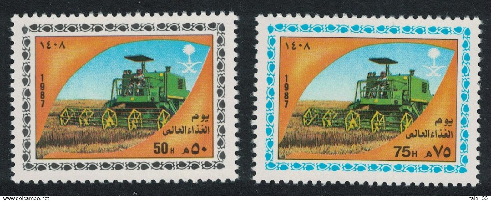 Saudi Arabia World Food Day 2v 1987 MNH SG#1540-1541 MI#893-894 Sc#1060-1061 - Saudi Arabia