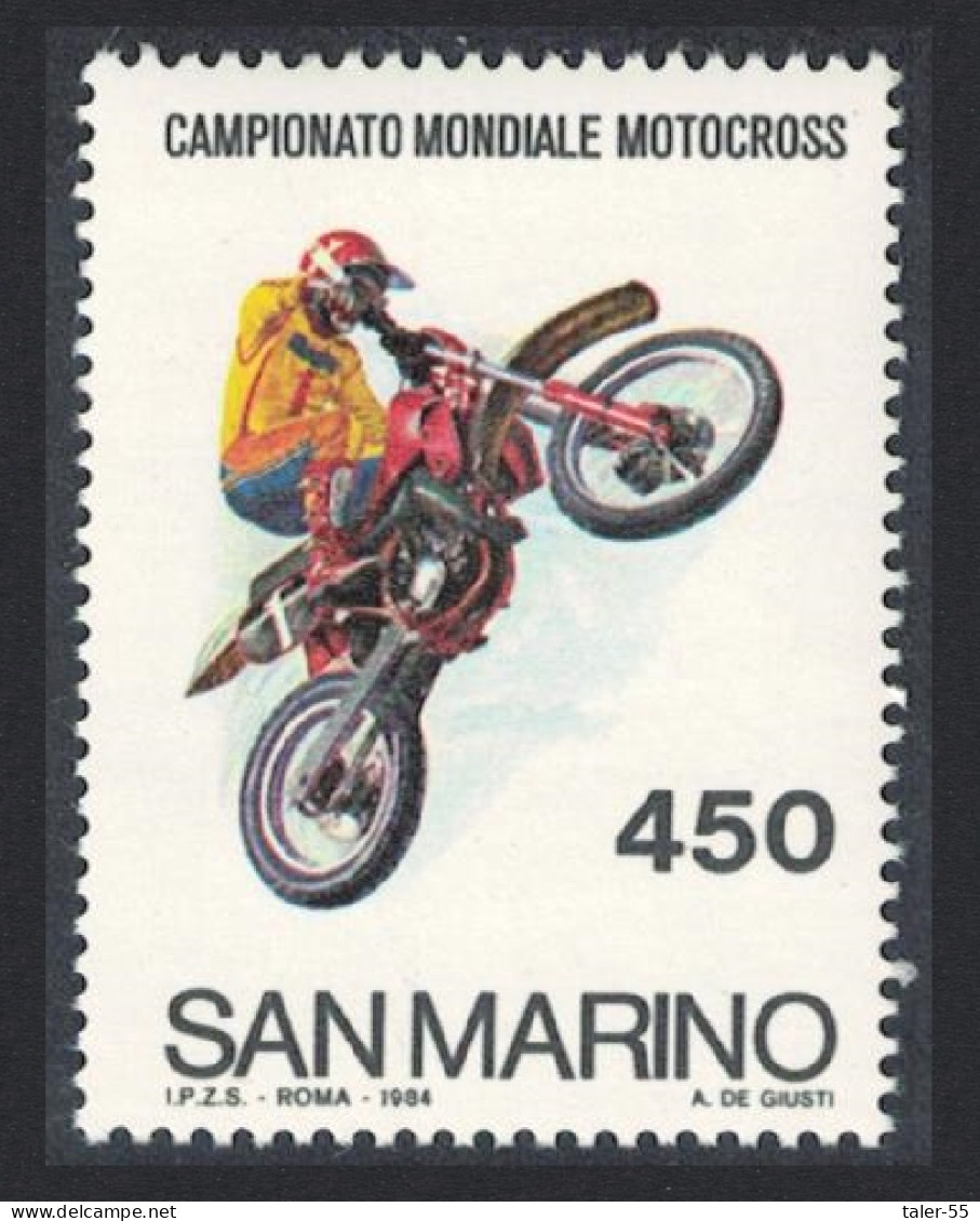 San Marino World Motocross Championship 1984 MNH SG#1229 - Ungebraucht