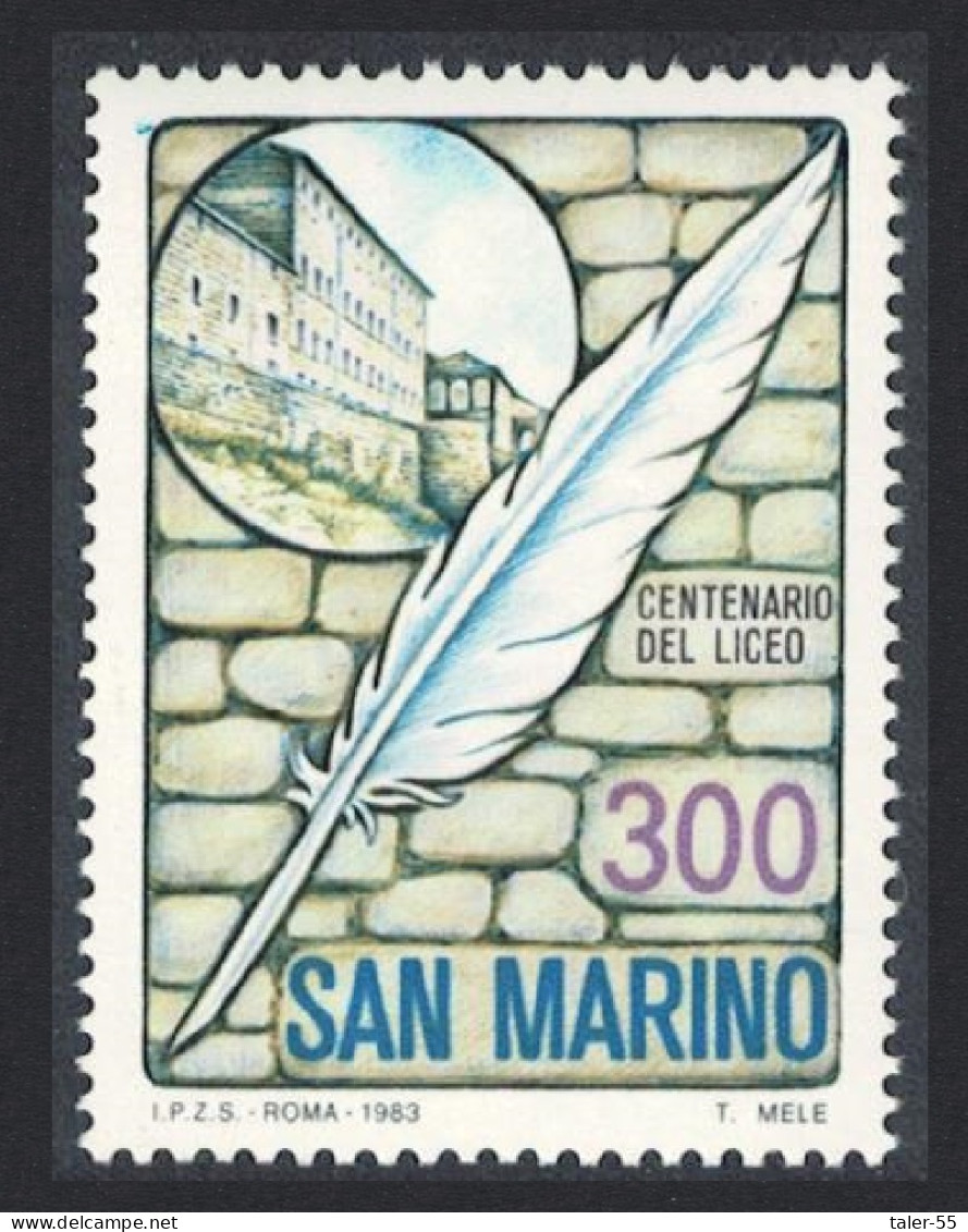 San Marino Secondary School 1983 MNH SG#1207 - Nuevos