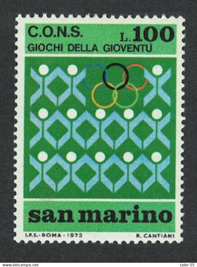 San Marino Youth Games 1973 MNH SG#963 - Neufs