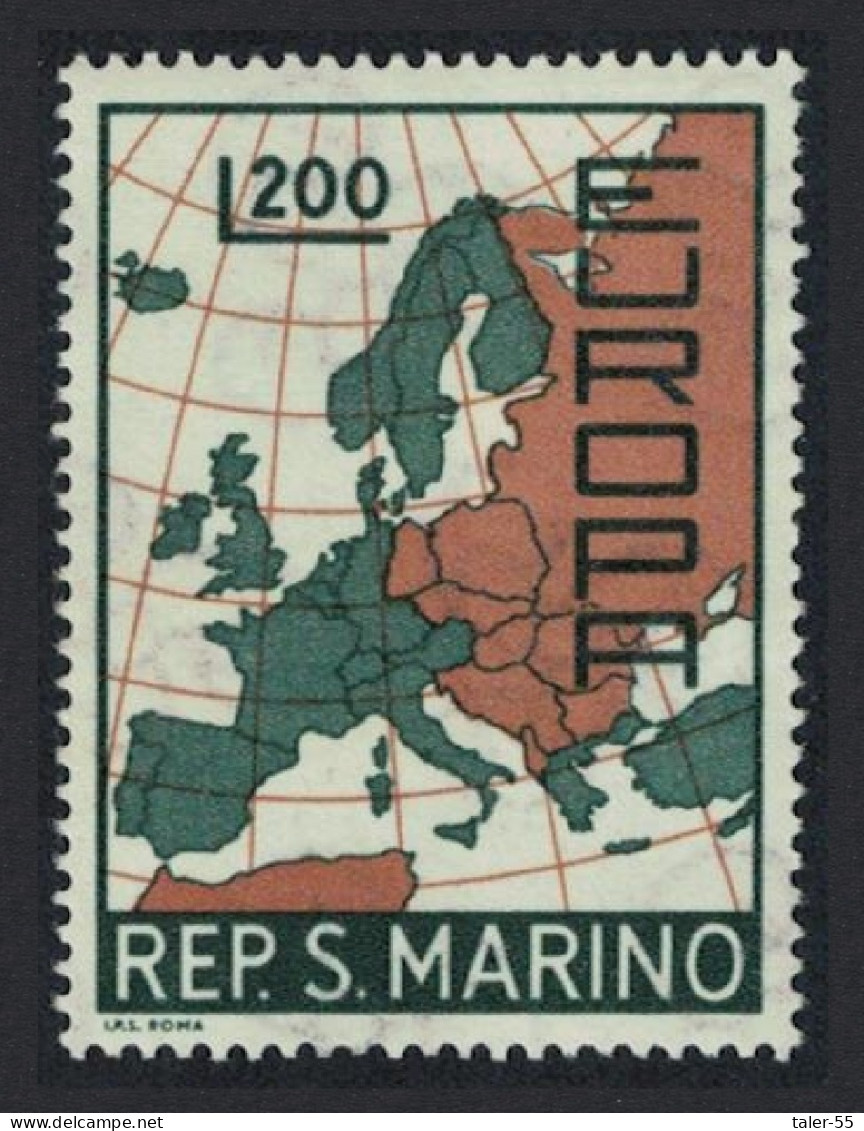 San Marino Europa 1967 MNH SG#825 - Ungebraucht