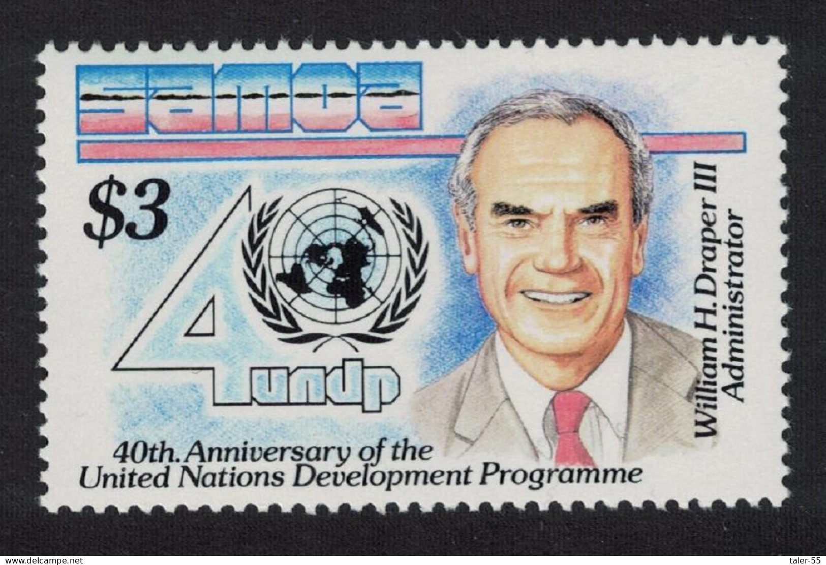 Samoa United Nations Development Programme 1990 MNH SG#856 - Samoa
