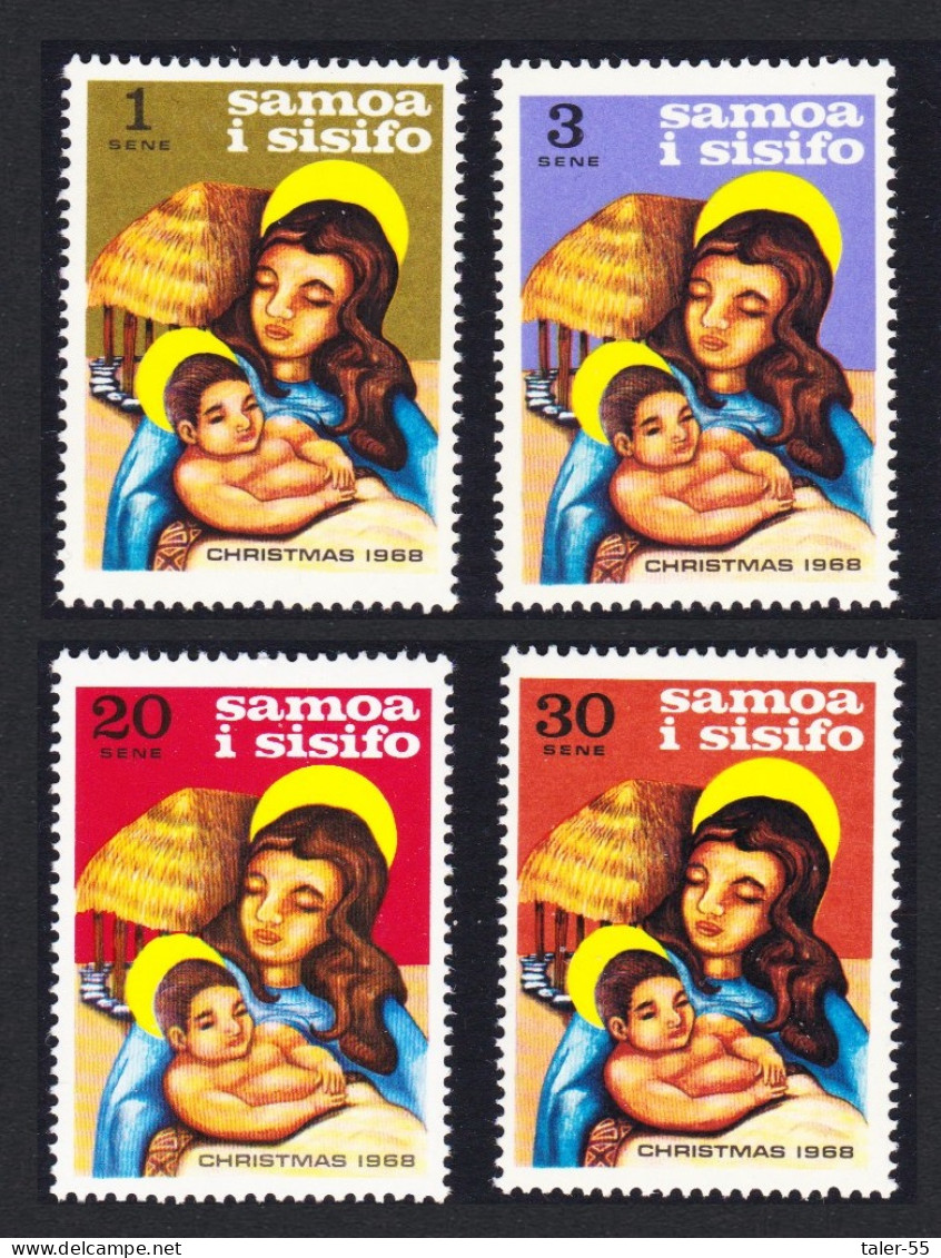 Samoa Christmas 4v 1968 MNH SG#315-318 Sc#300-303 - Samoa