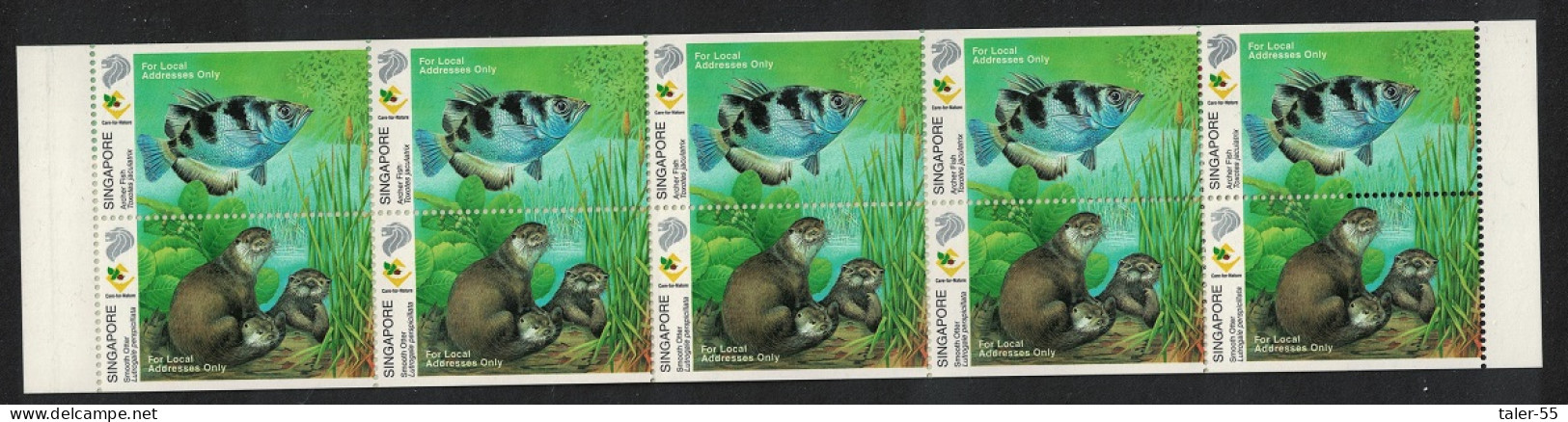 Singapore Fish Crab Booklet 2000 MNH SG#1060-1061 MI#1011-1012MH - Singapur (1959-...)