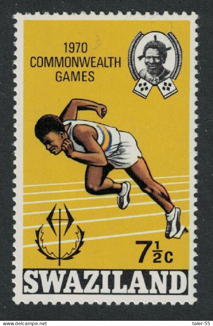 Swaziland Runner Commonwealth Games 1970 MNH SG#181 - Swaziland (1968-...)