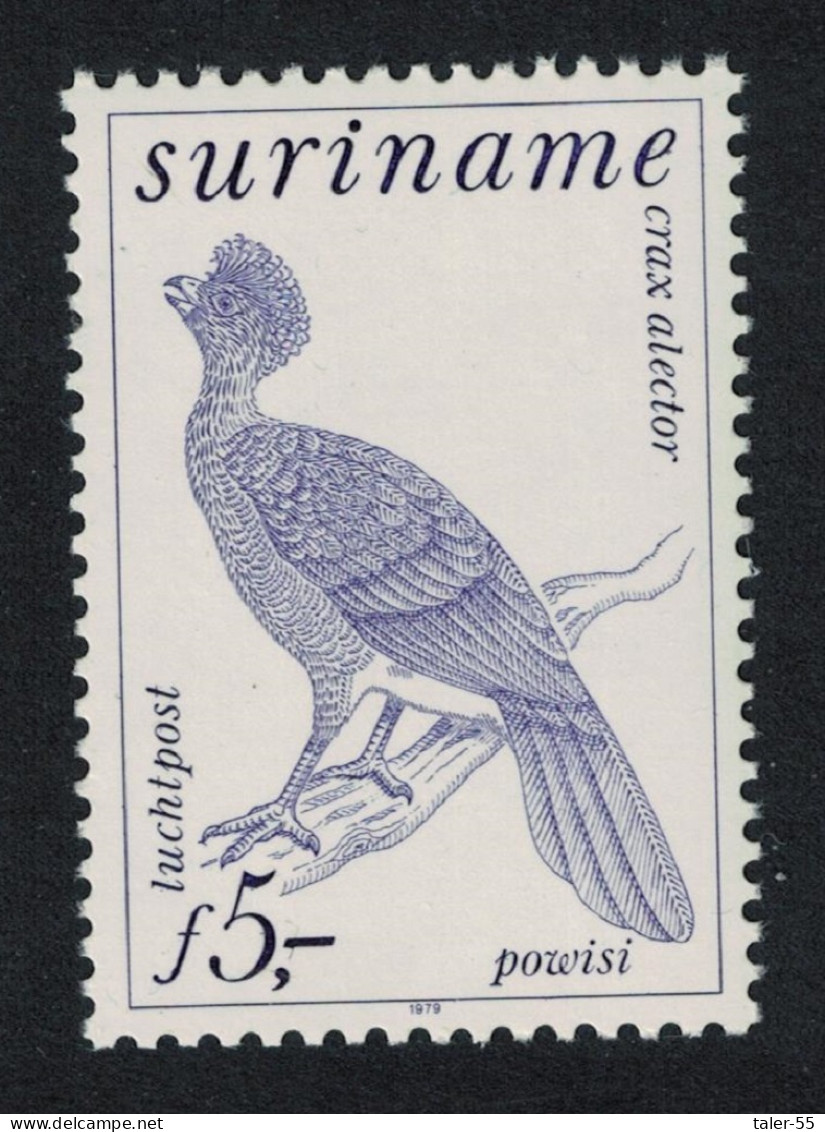 Suriname Bird Black Curassow 1979 MNH SG#946 MI#853 - Suriname