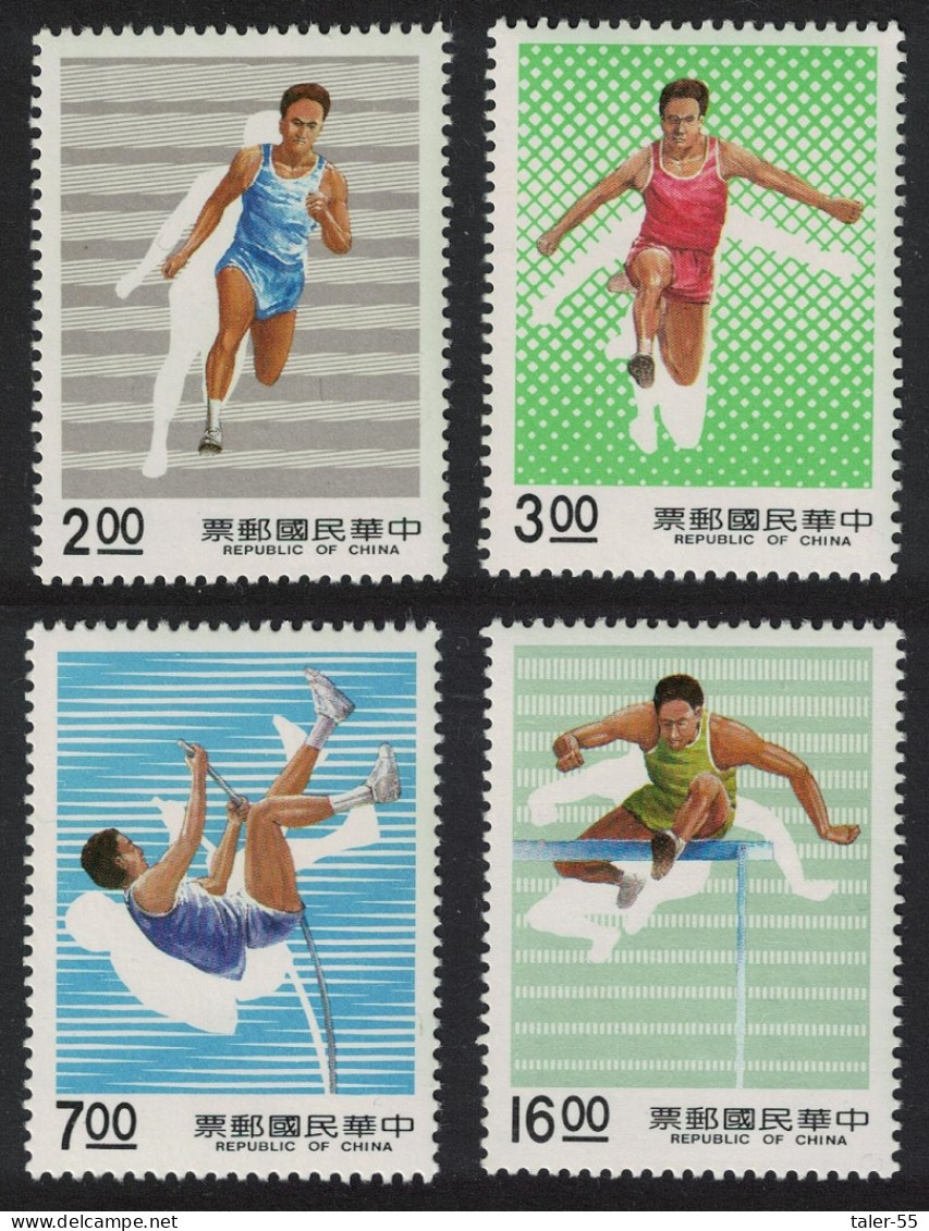 Taiwan Sports 4v 1990 MNH SG#1926-1929 - Unused Stamps