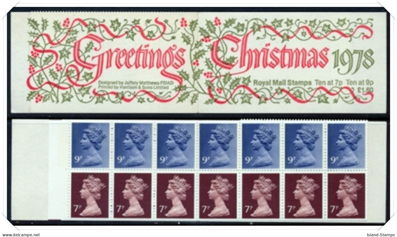 FX1 1978 Christmas Booklet (Plain) NB1-4 - Carnets