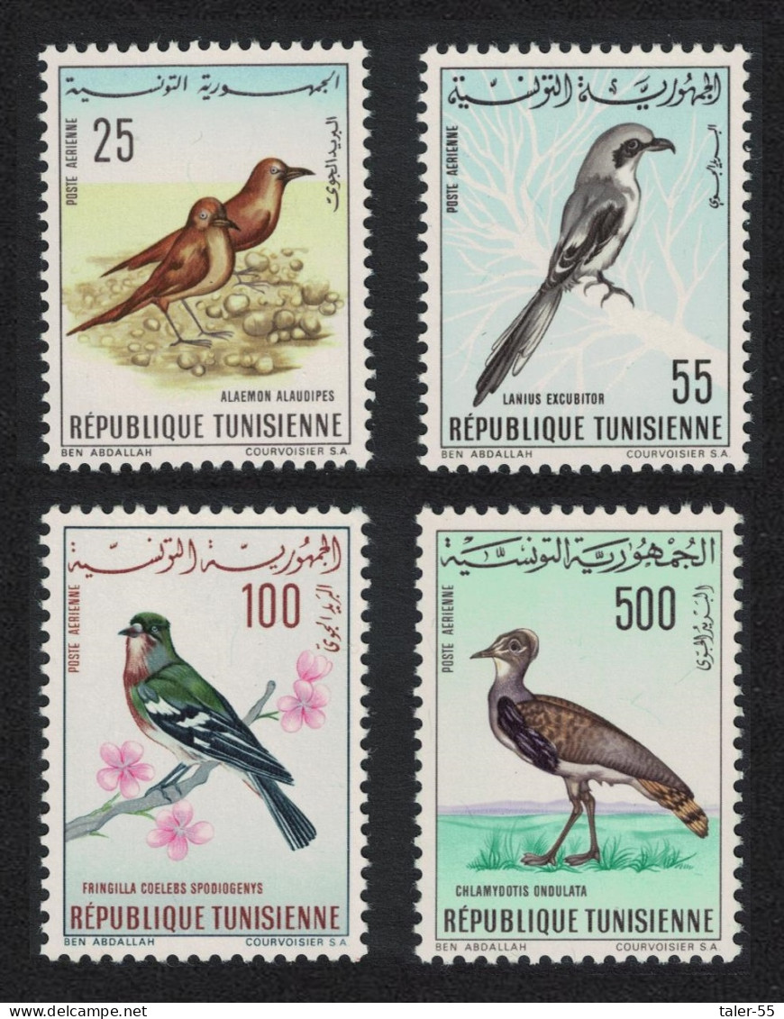 Tunisia Tunisian Birds 4v 1965 MNH SG#601-608 - Tunesien (1956-...)