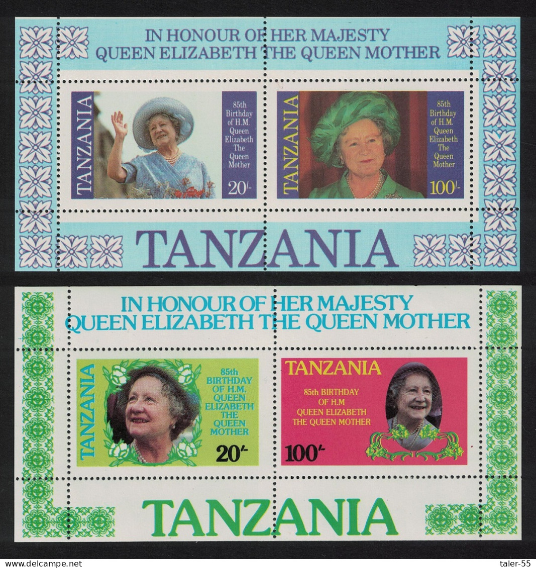 Tanzania Queen Elizabeth The Queen Mother MS 1985 MNH SG#MS429 - Tanzania (1964-...)