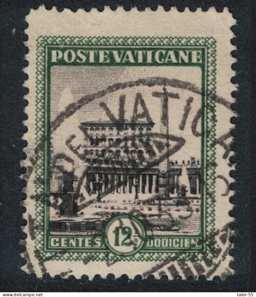 Vatican Wing Of Vatican 12½c T2 1933 Canc SG#21 - Used Stamps