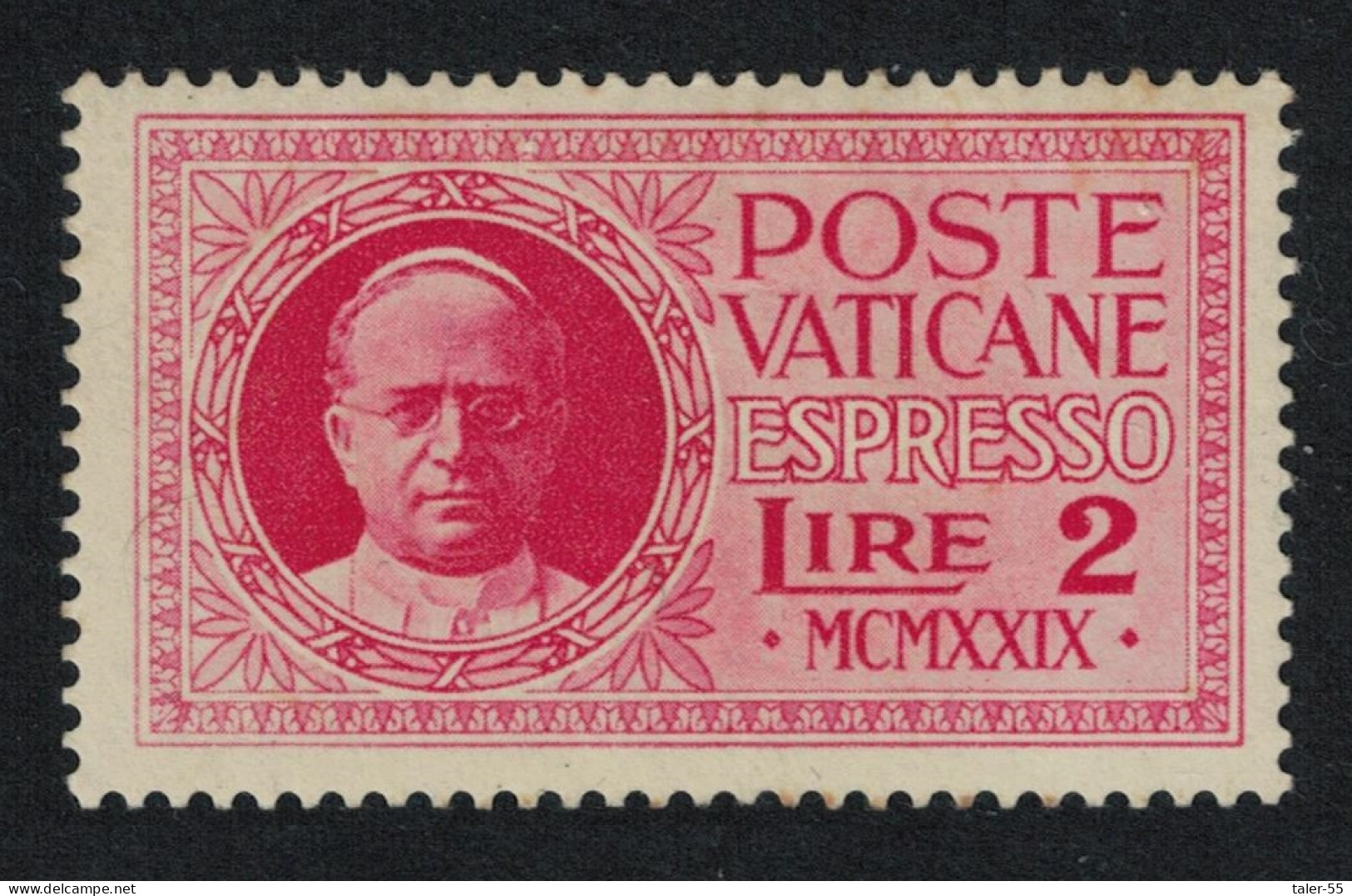 Vatican Pope Pius XI Express Letter Stamp 2L Def 1933 SG#E14 MI#E14 Sc#E1 - Nuovi