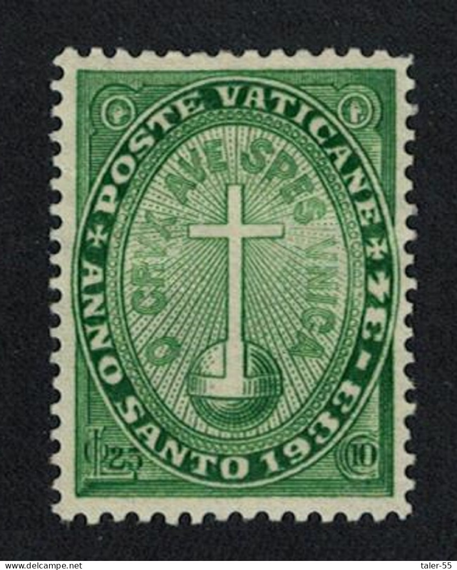 Vatican Holy Year 25c+10c 1933 MH SG#15 - Nuovi